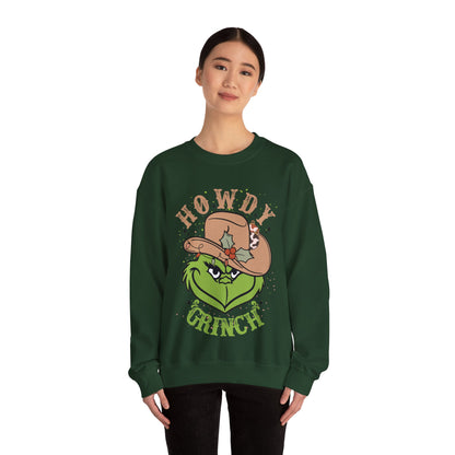 Howdy Grinch Christmas Sweatshirt