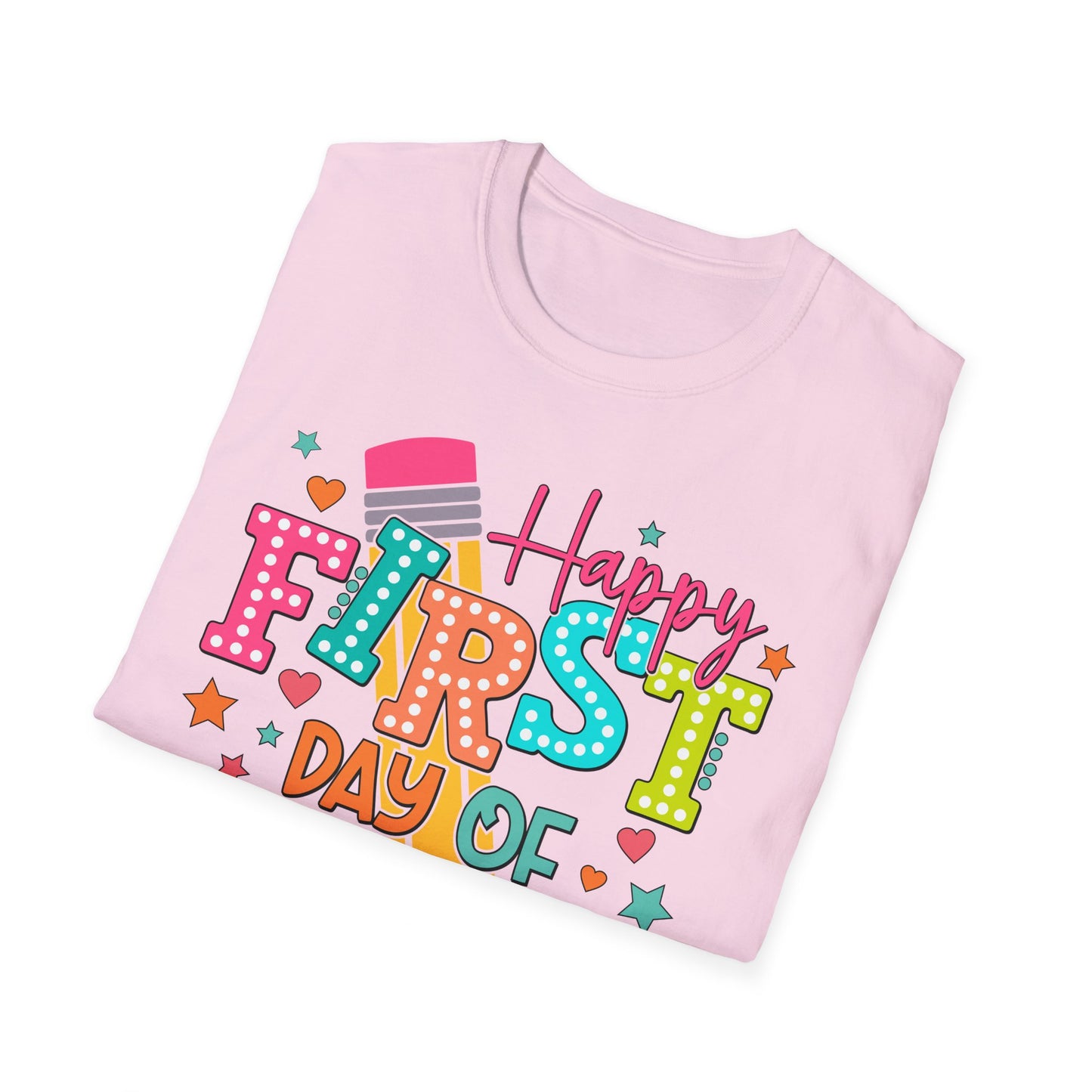 Happy First Day of School Unisex Softstyle T-Shirt