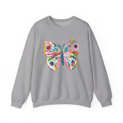 Butterfly Watercolor Sweatshirt