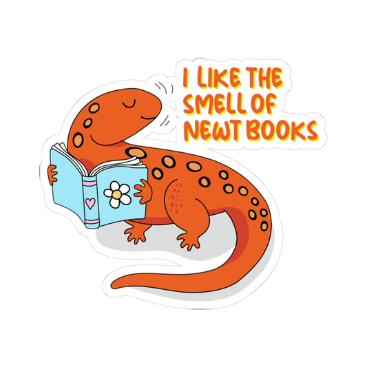 Cute Newt Book Lover Stickers