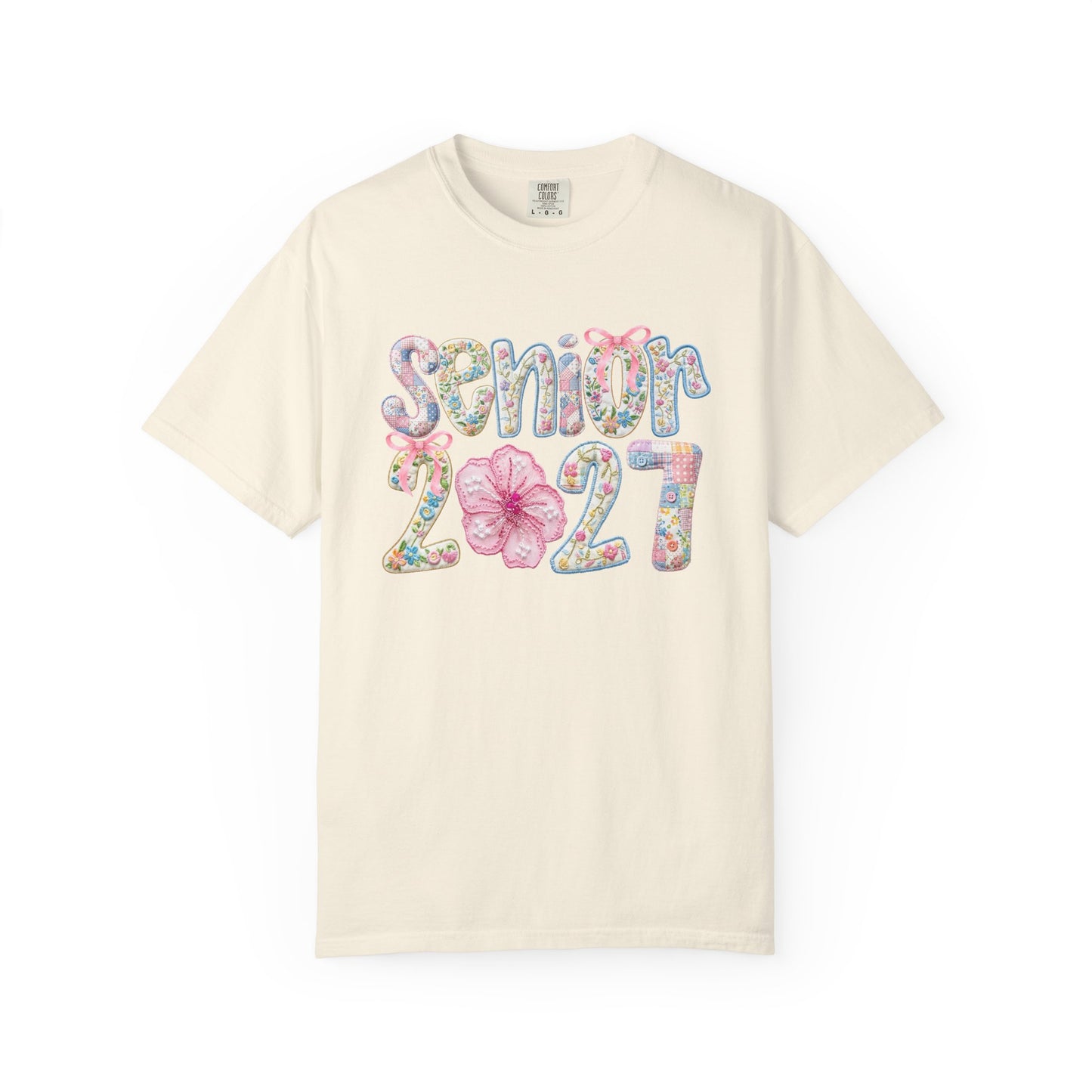 Senior 2027 Floral Graduation T-Shirt