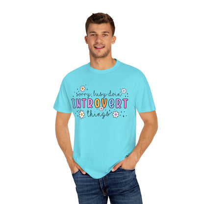 Introvert Vibes Funny Unisex T-Shirt