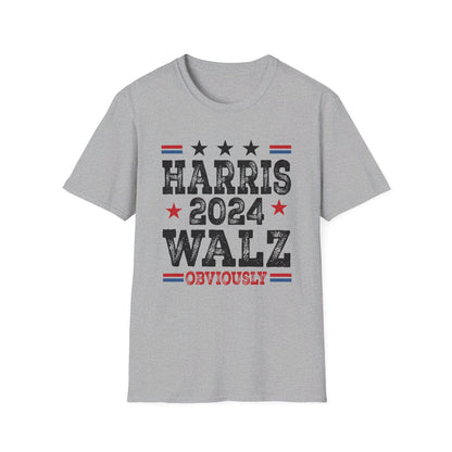 Harris Walz Obviously Unisex Softstyle T-Shirt