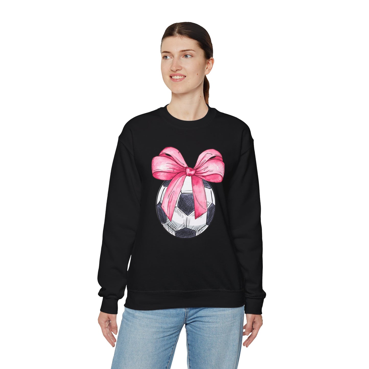 Soccer Coquette Adult Size Sweatshirt