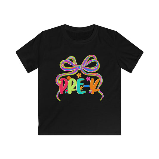 Neon Pre-K Kids Back to School Softstyle Tee