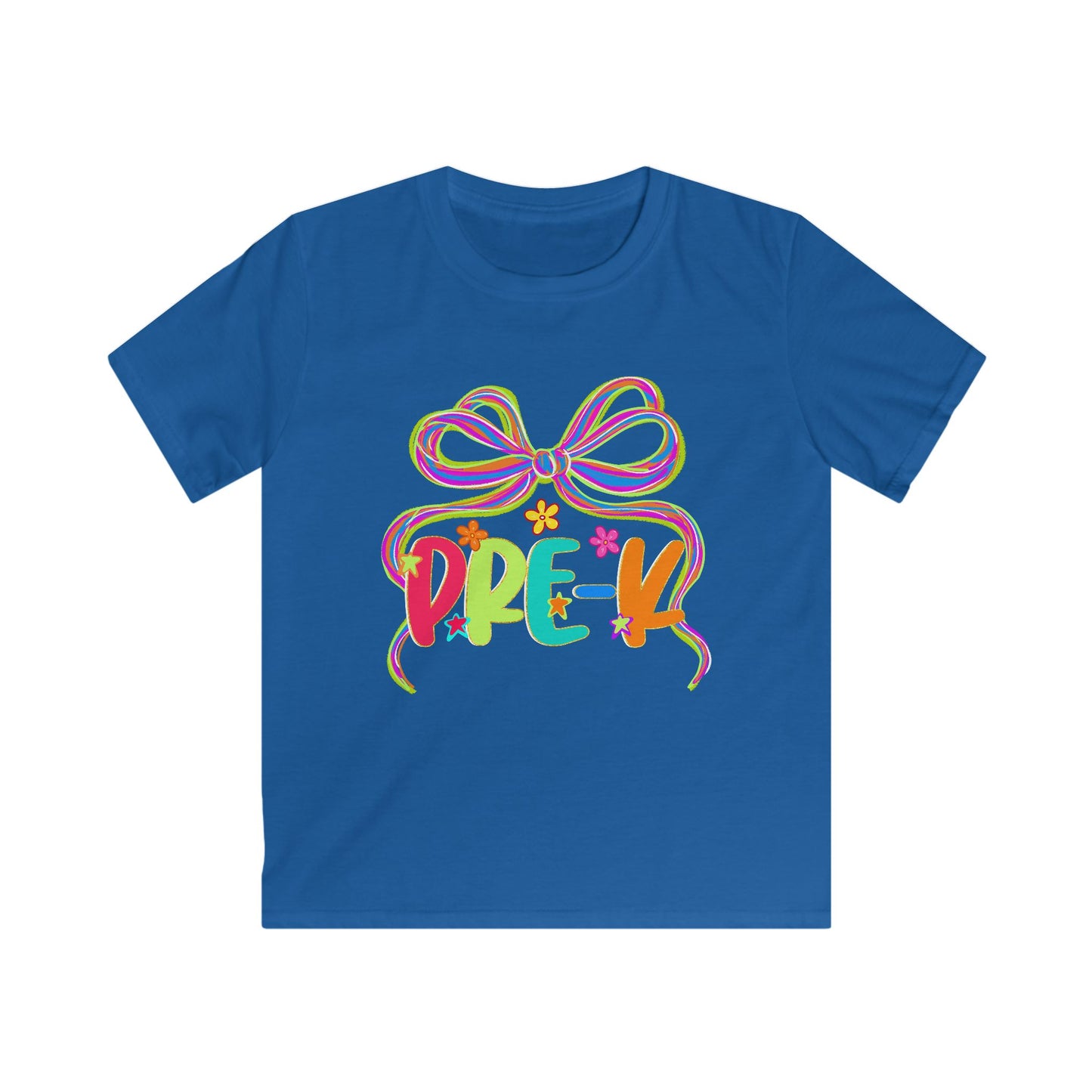 Neon Pre-K Kids Back to School Softstyle Tee