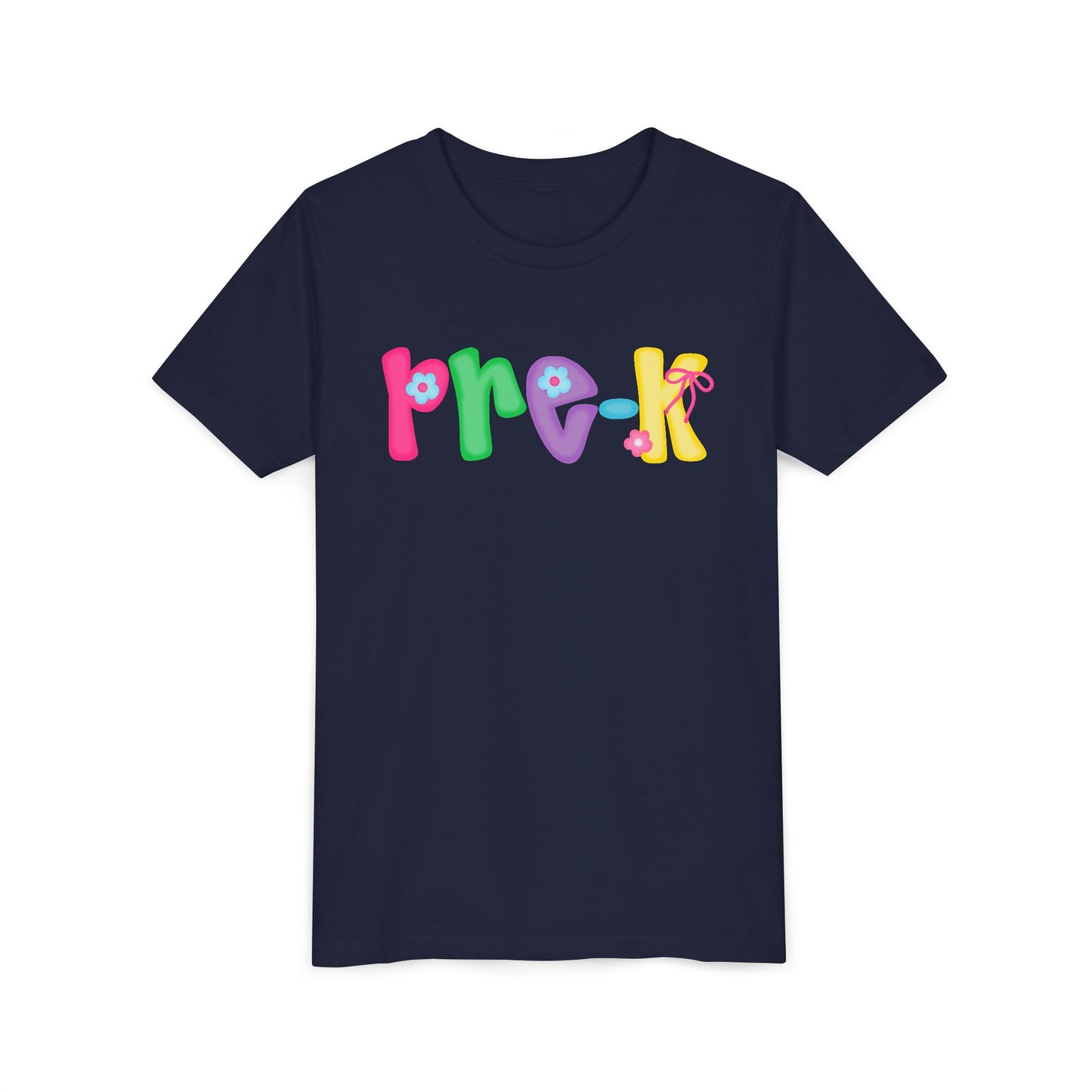 Colorful Pre-K Youth Back to School Tee