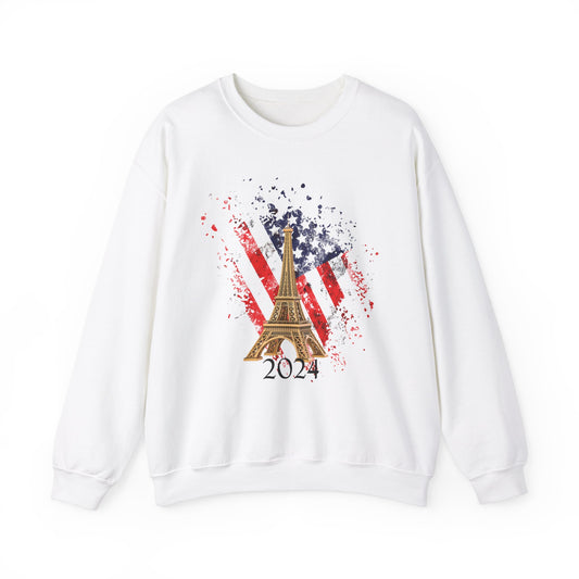 USA Paris Olympics Unisex Heavy Blend™ Crewneck Sweatshirt