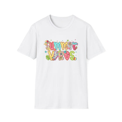 Colorful Summer Vibes Unisex Softstyle T-Shirt