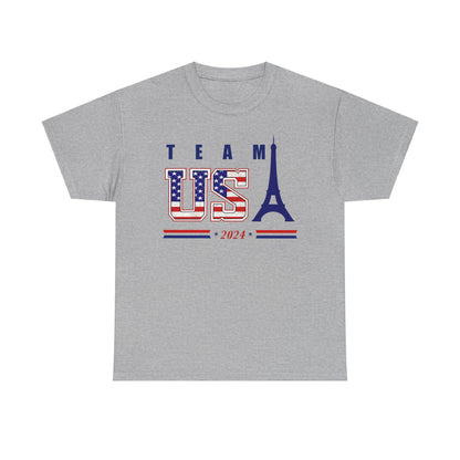 Team USA 2024 Paris Olympics Unisex Heavy Cotton Tee