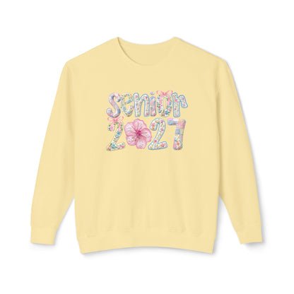 Senior 2027 Floral Crewneck Sweatshirt
