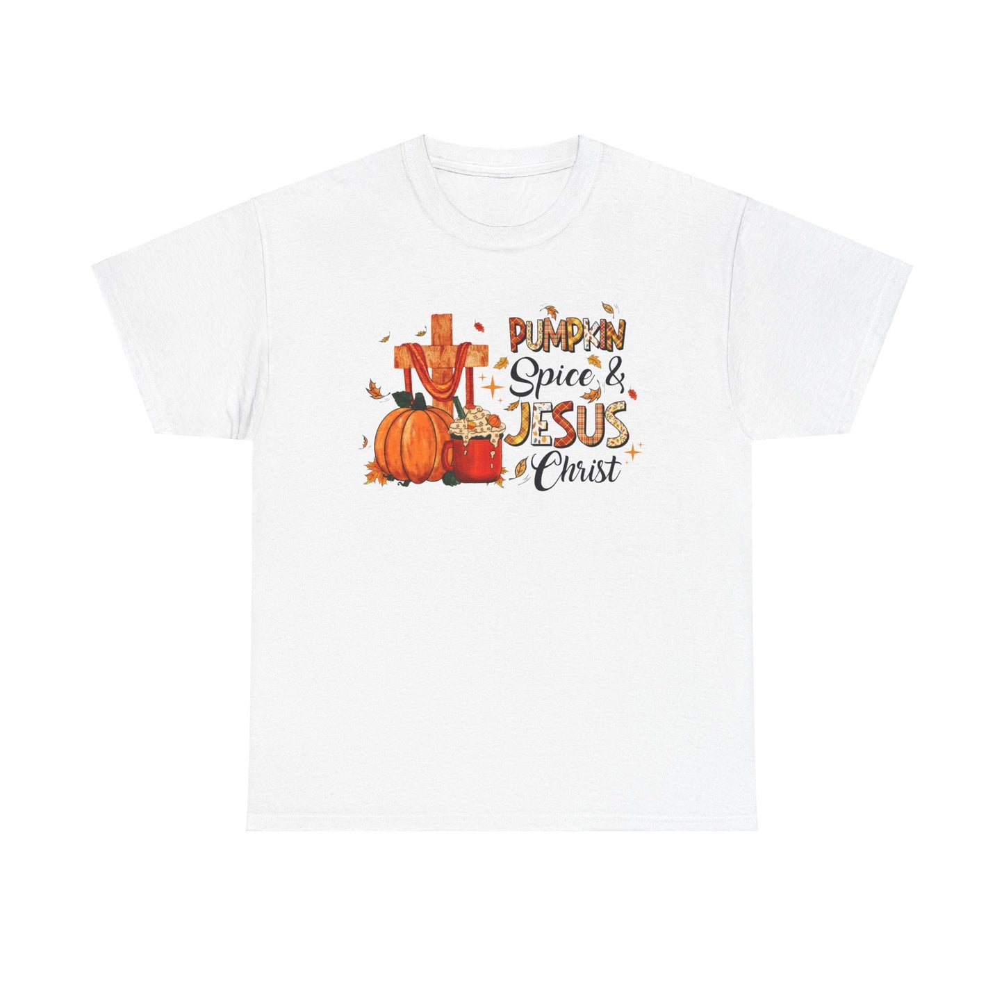 Pumpkin Spice and Jesus Christ Fall T-Shirt