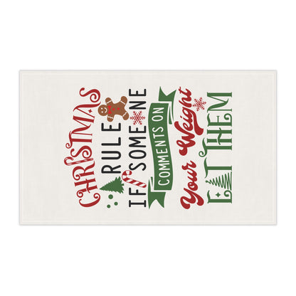 Funny Christmas Kitchen Towel