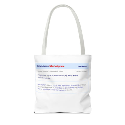 Tote Bag — Publishers Marketplace Announcement Tote