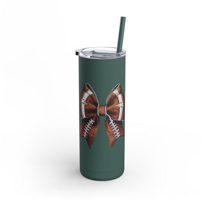 Coquette Football Matte Tumbler, 20oz