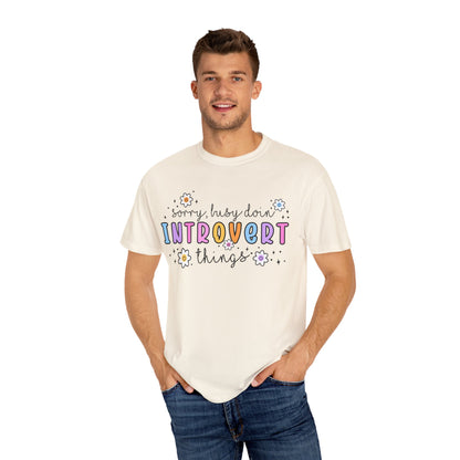 Introvert Vibes Funny Unisex T-Shirt