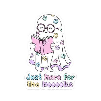 Cute Ghost Book Lover Stickers