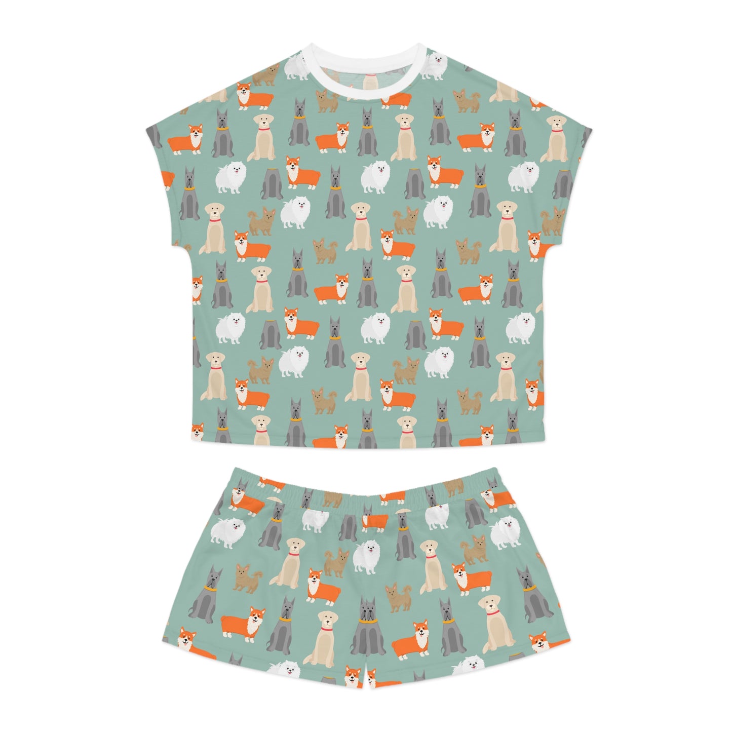 Cozy Dog Lover Print Women's Pajama Set