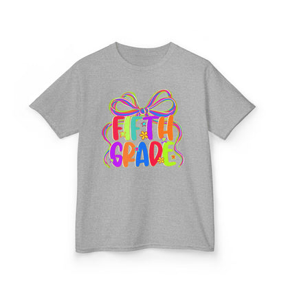 Neon Fifth Grade Back to School Kids Tee