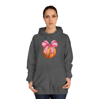 Basketball Coquette Unisex College Hoodie