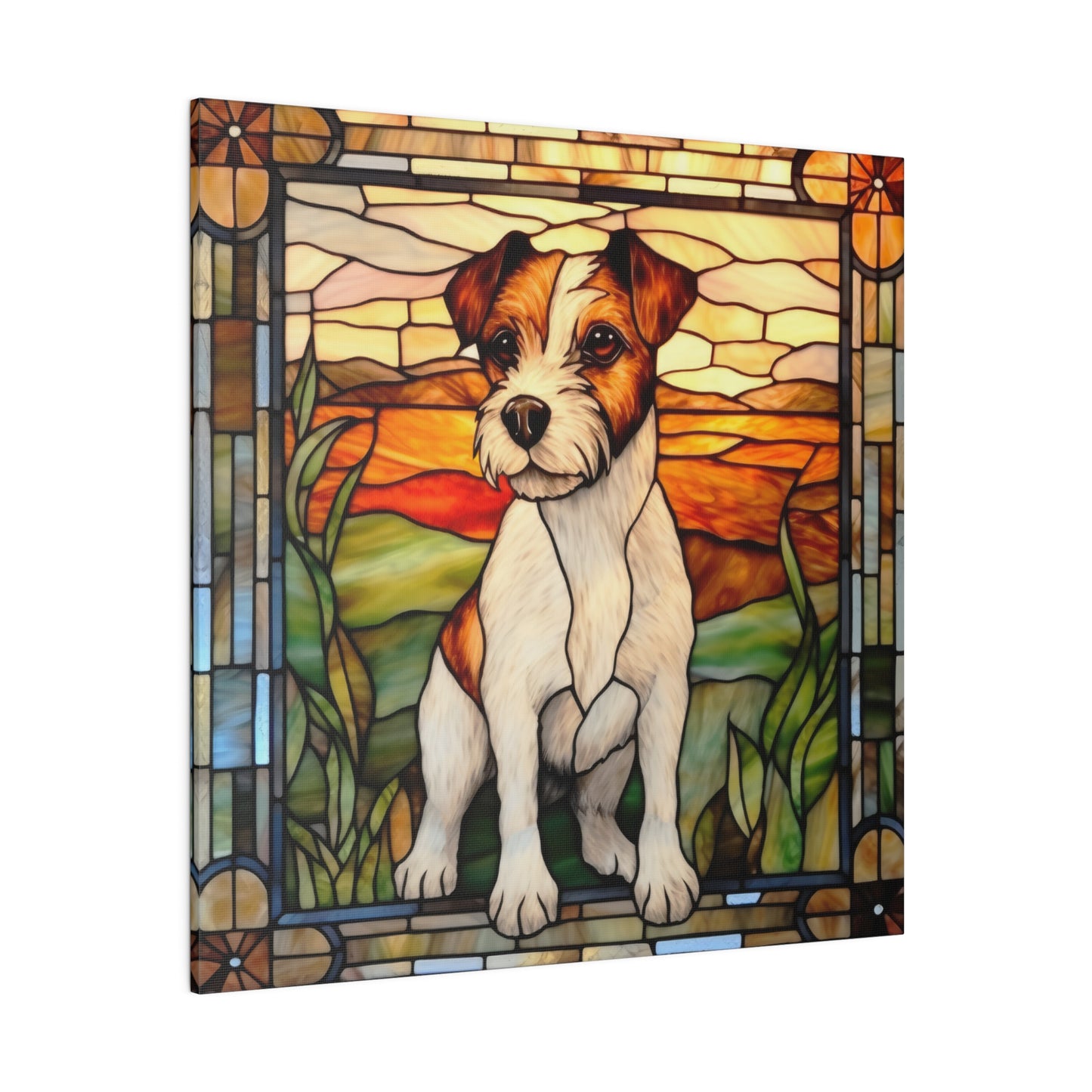 Jack Russell Wall Art Matte Canvas