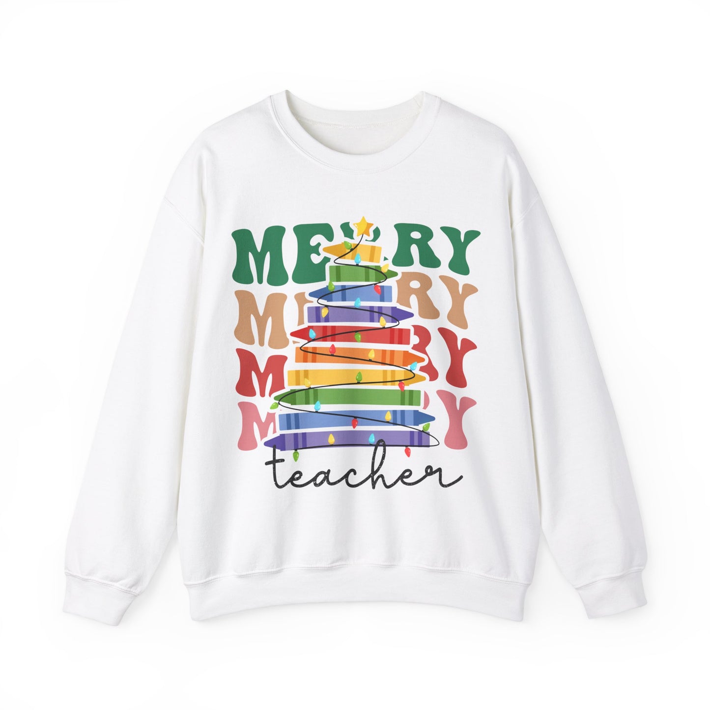 Merry Teacher Sweatshirt