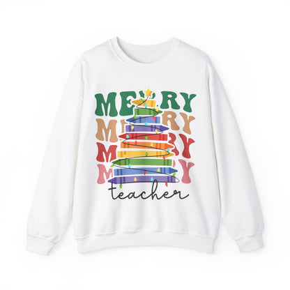 Merry Teacher Sweatshirt