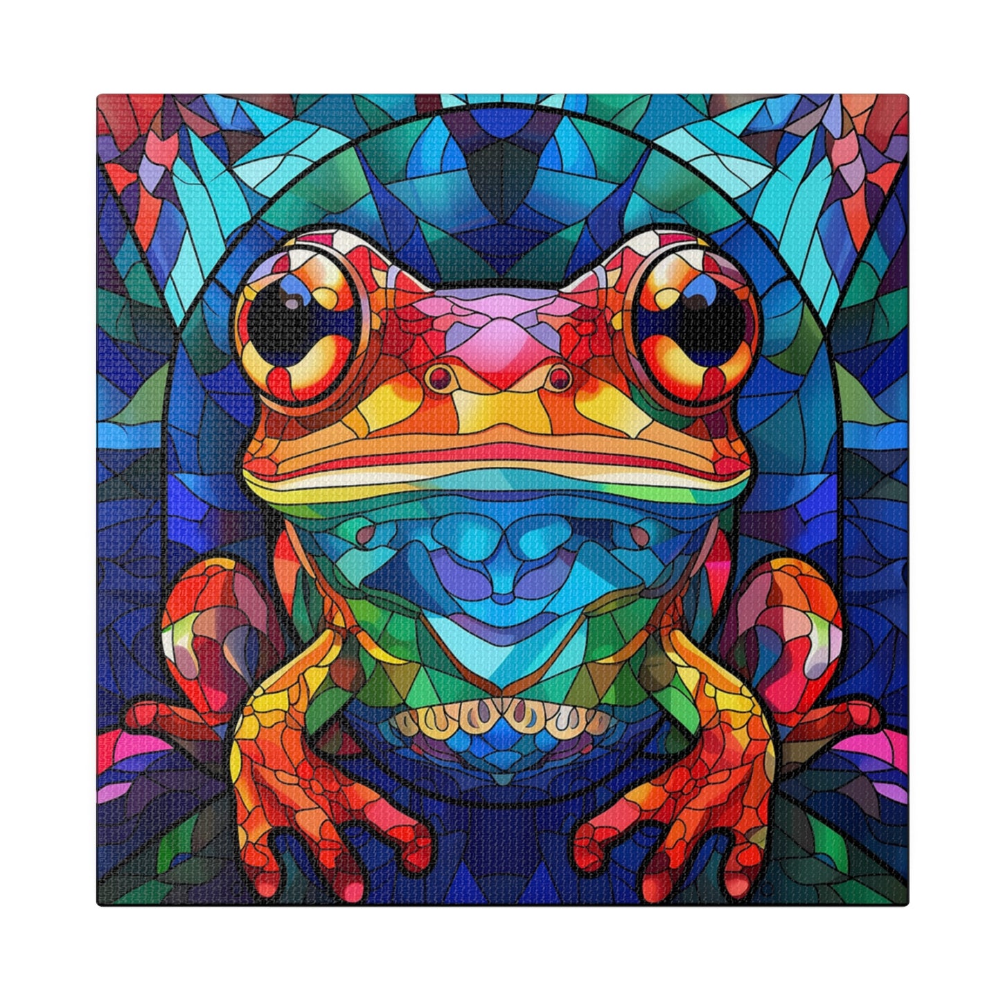 Frog Wall Art Matte Canvas