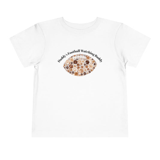 Daddy's Football Watching Buddy Toddler Tee