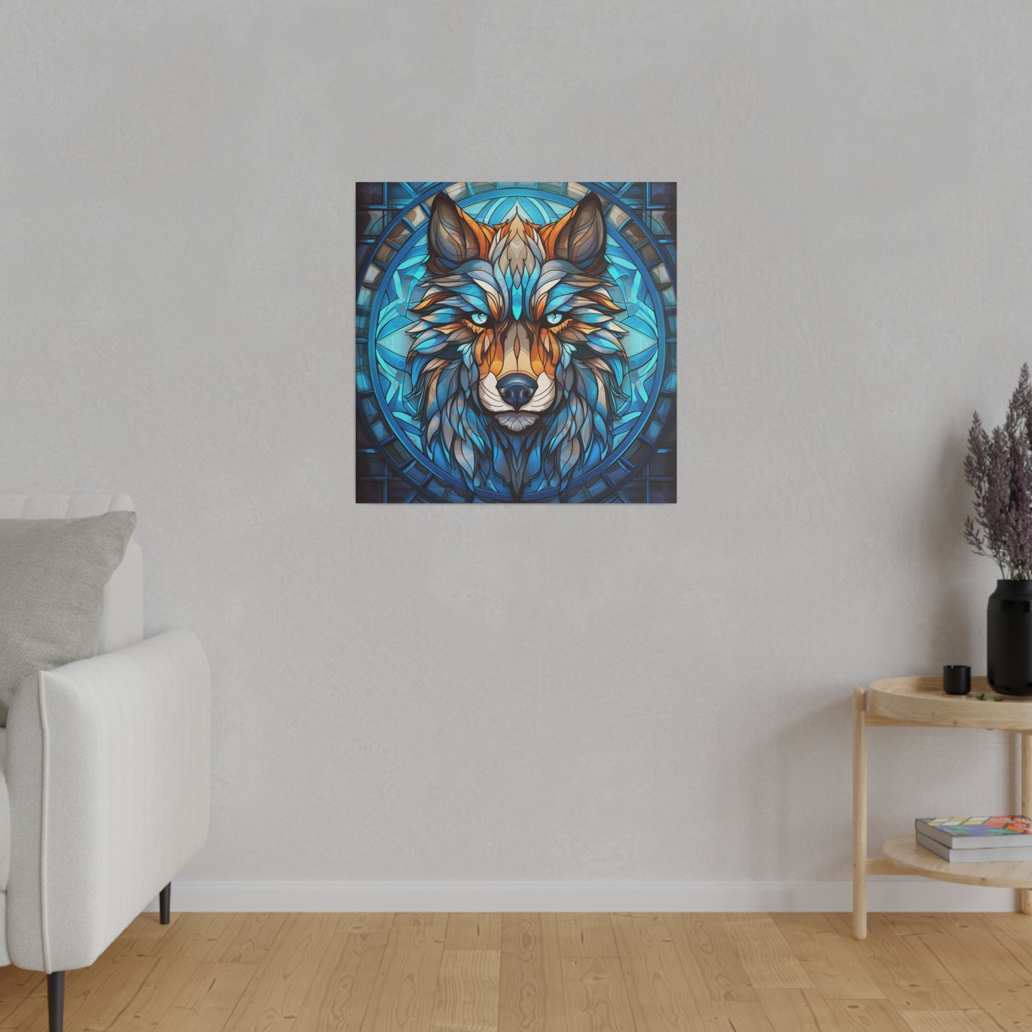 Wolf Wall Art Matte Canvas