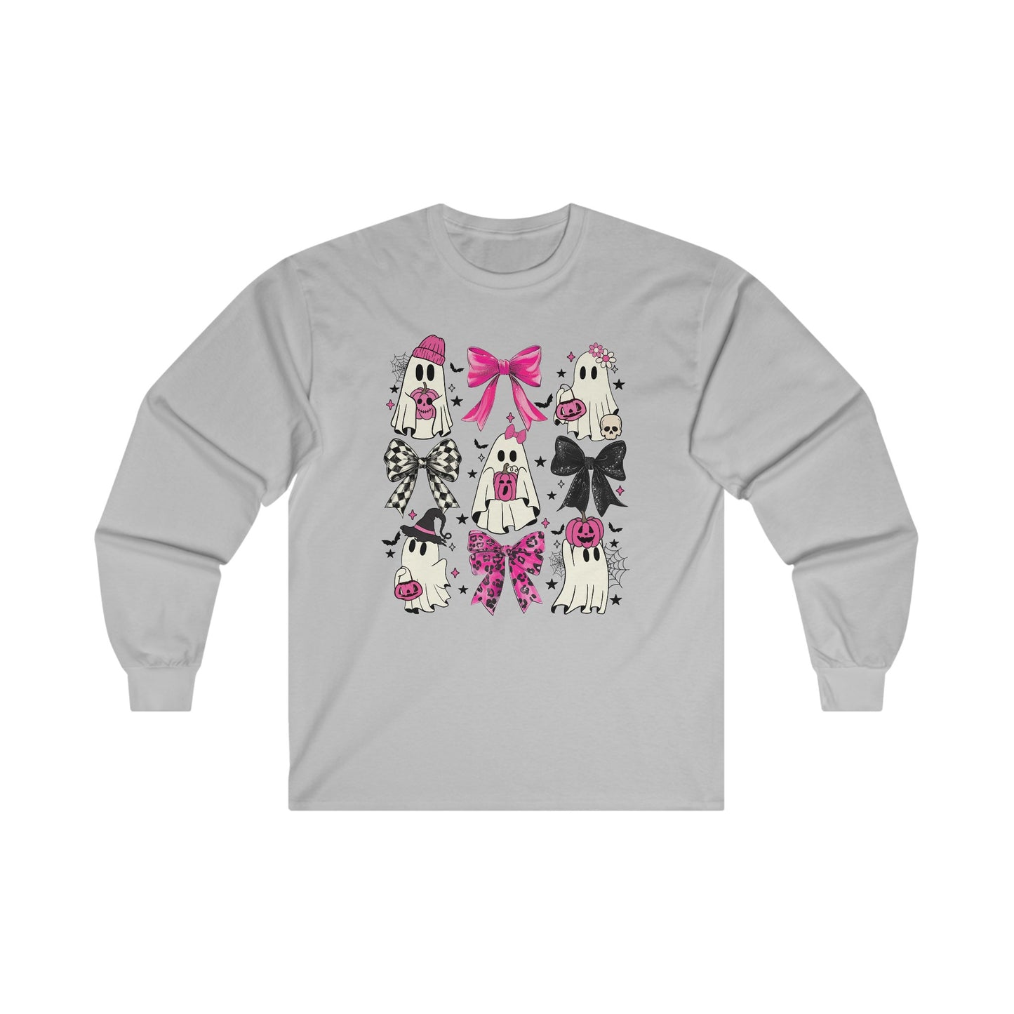 Coquette Cute Ghost Long Sleeve Tee