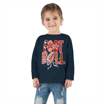 Toddler Football Long Sleeve Tee