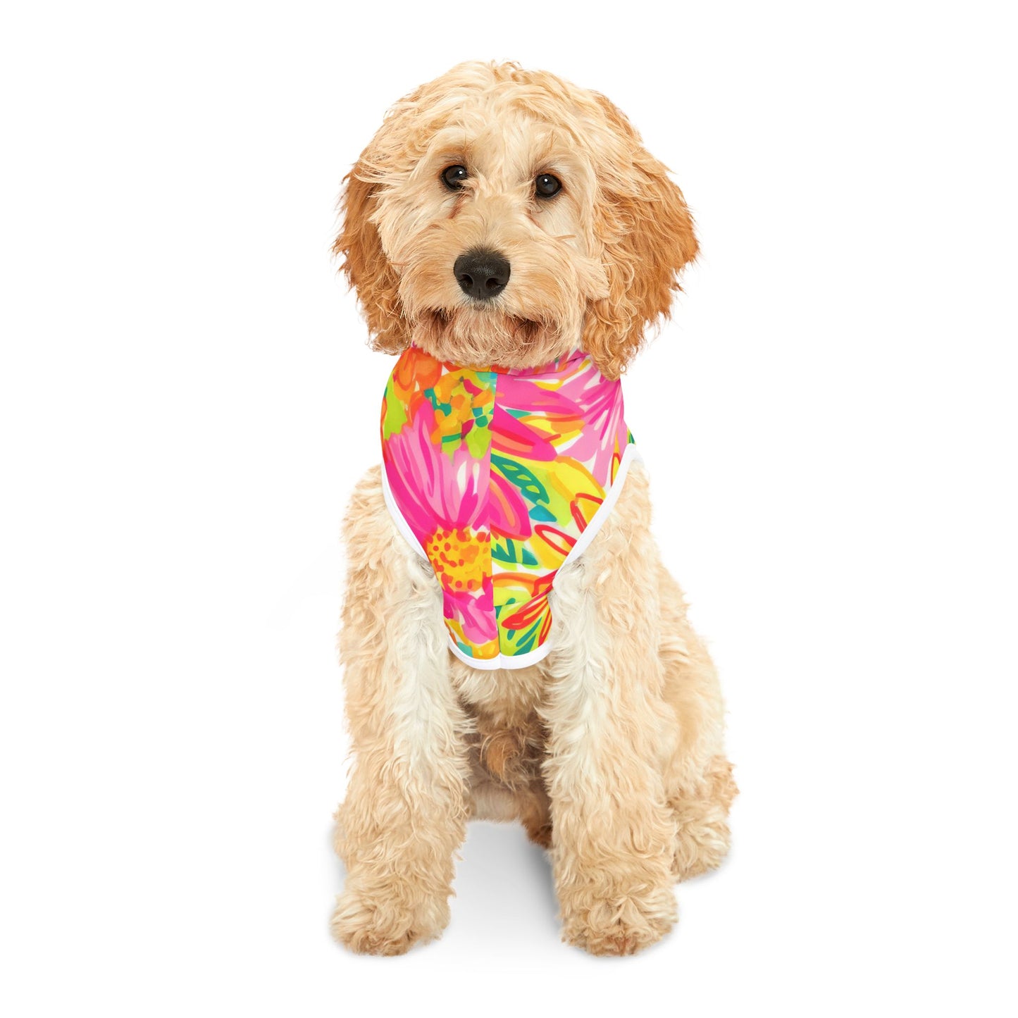 Bright Floral Pet Hoodie