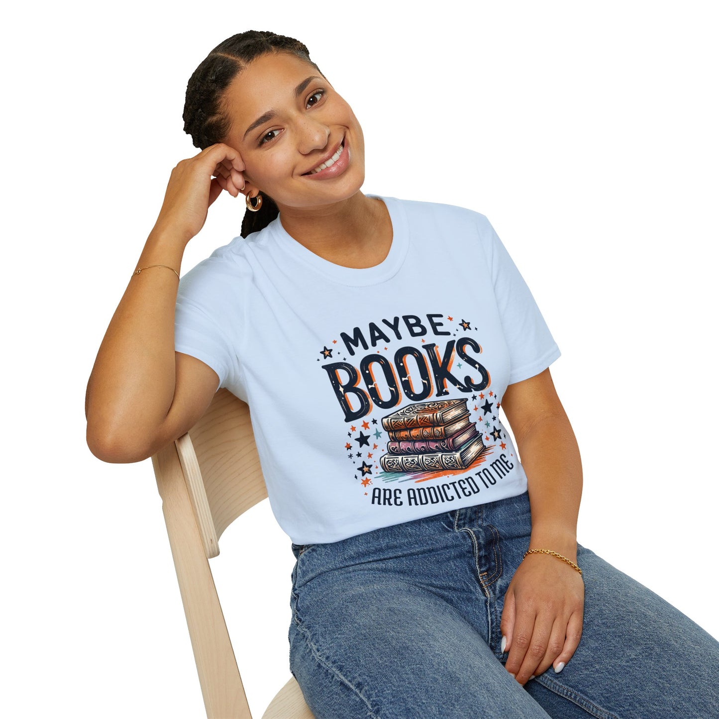 Maybe Books Are Addicted to Me Soft T-Shirt