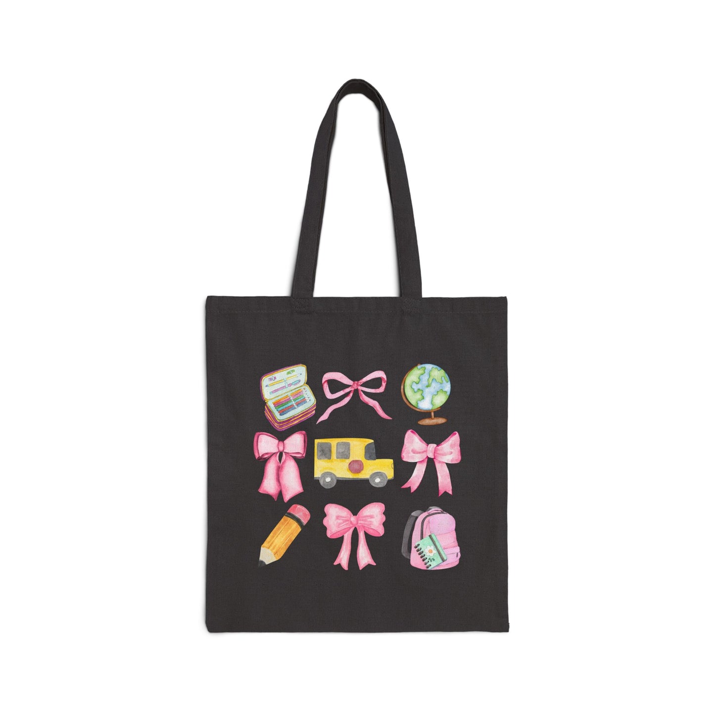 Coquette Teacher Cotton Canvas Tote Bag