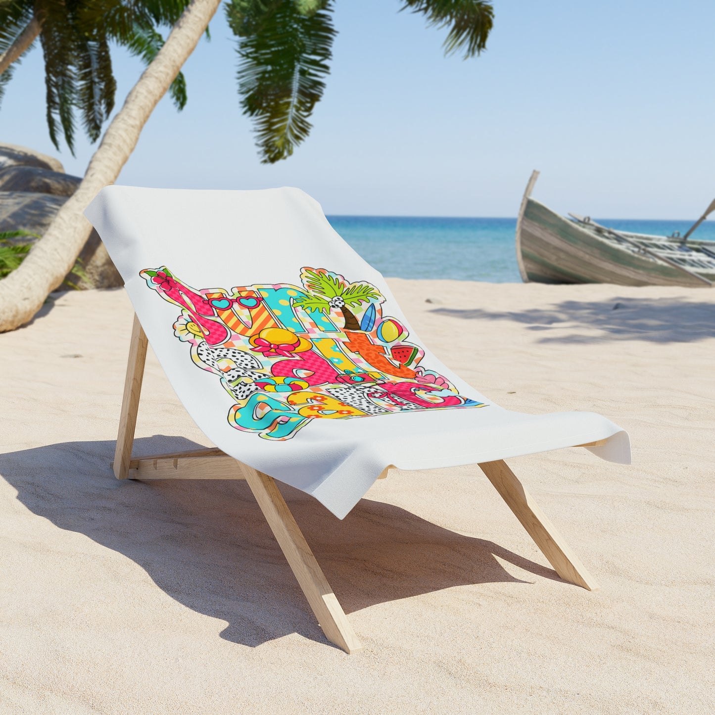 Vibrant Summer Beach Towel