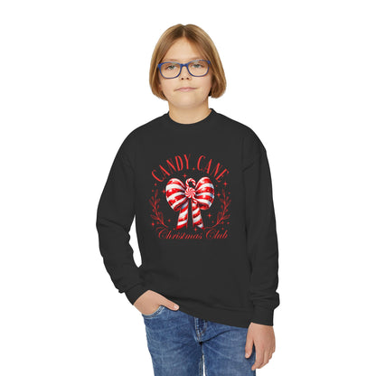 Candy Cane Christmas Club Youth Sweatshirt