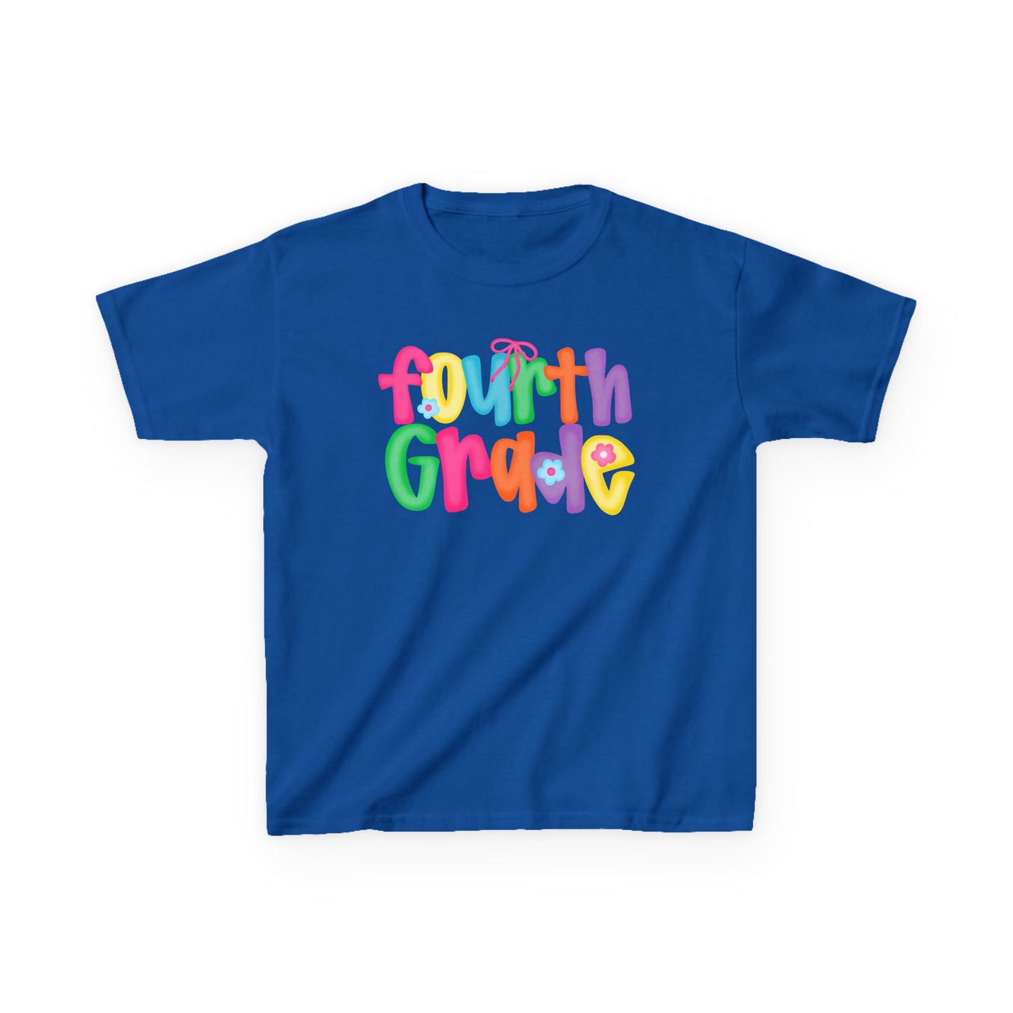Back to School Fourth Grade Kids Tee