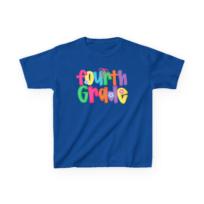 Back to School Fourth Grade Kids Tee