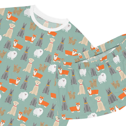 Cozy Dog Lover Print Women's Pajama Set