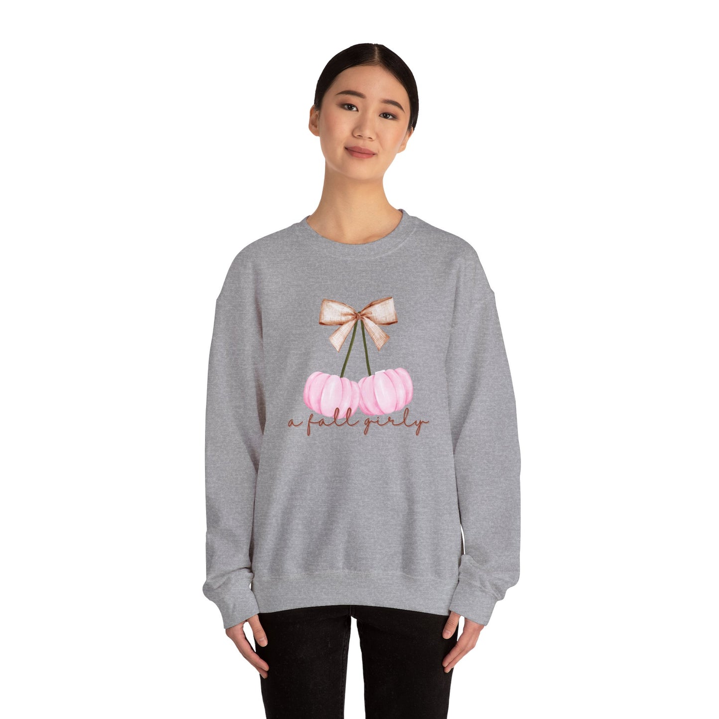 A Coquette Fall Girly Sweatshirt