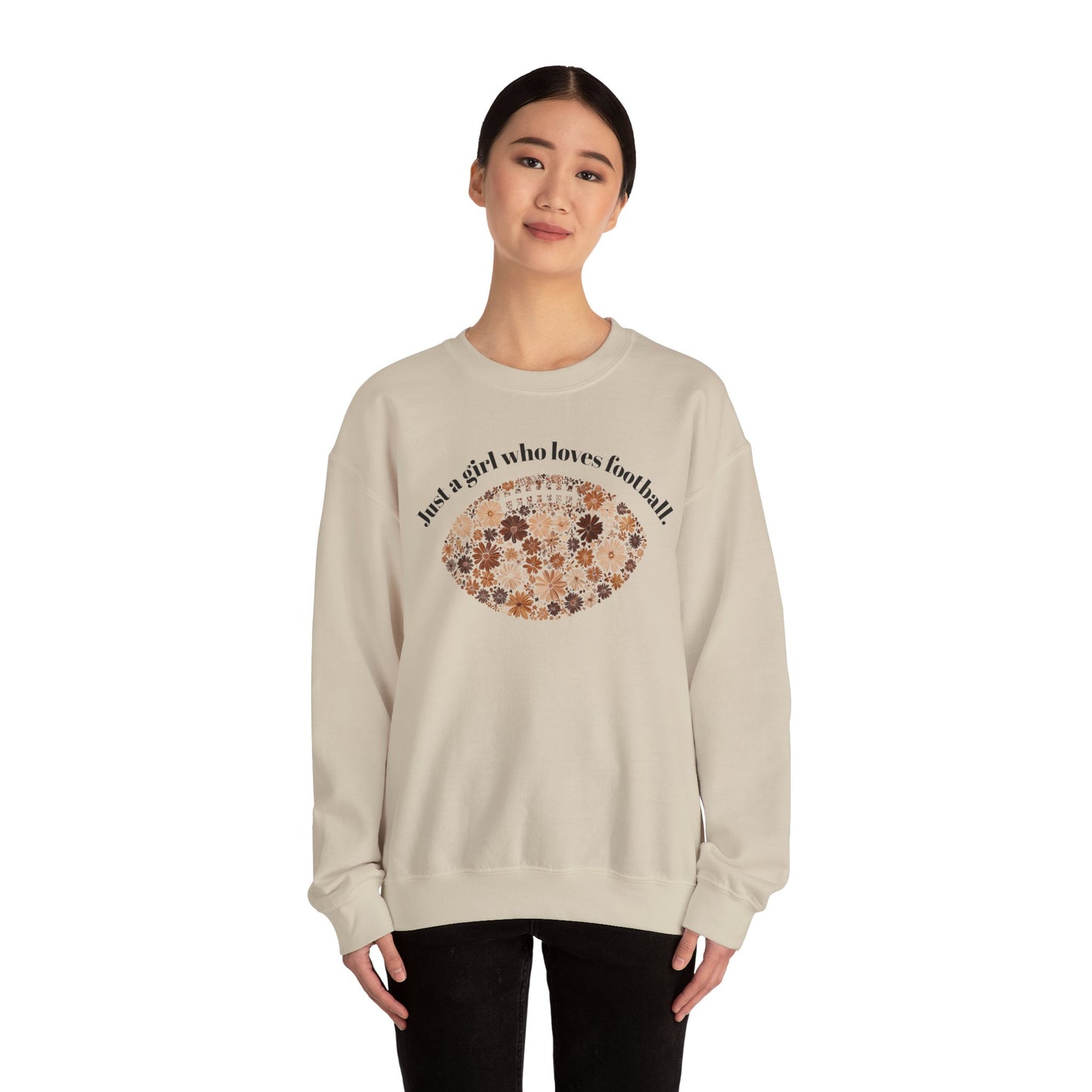 Just a Girl Who Loves Football Sweatshirt
