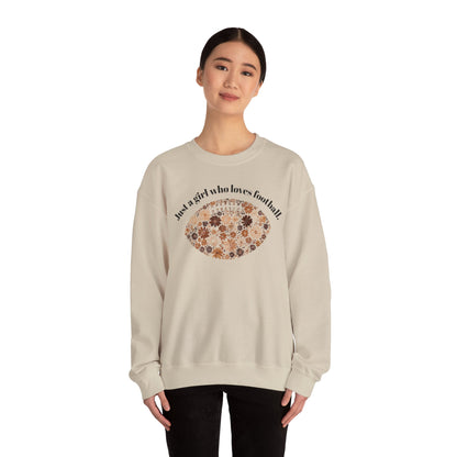 Just a Girl Who Loves Football Sweatshirt
