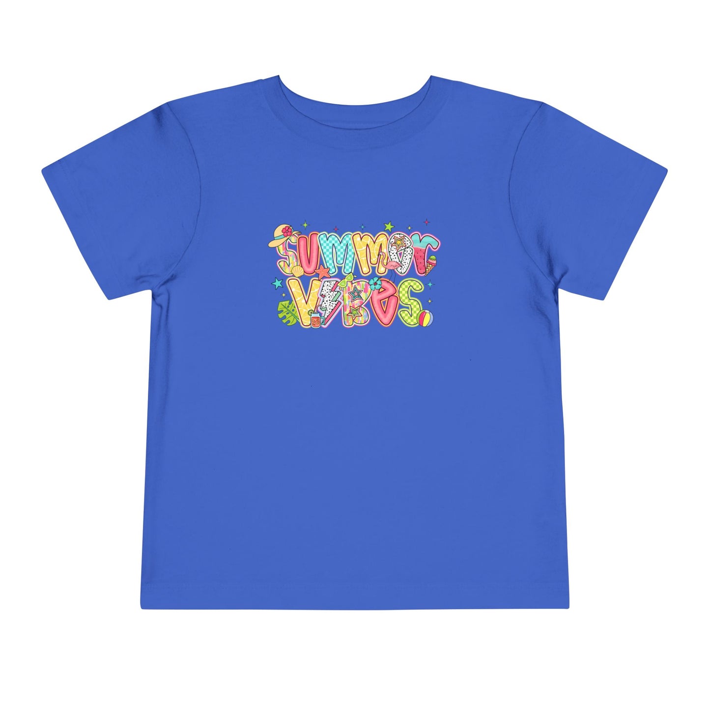 Summer Vibes Colorful Toddler Tee