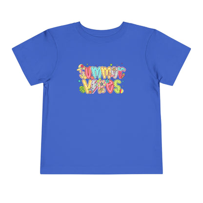 Summer Vibes Colorful Toddler Tee