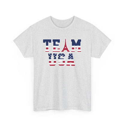 Team USA 2024 Paris Olympics Unisex Heavy Cotton T-Shirt