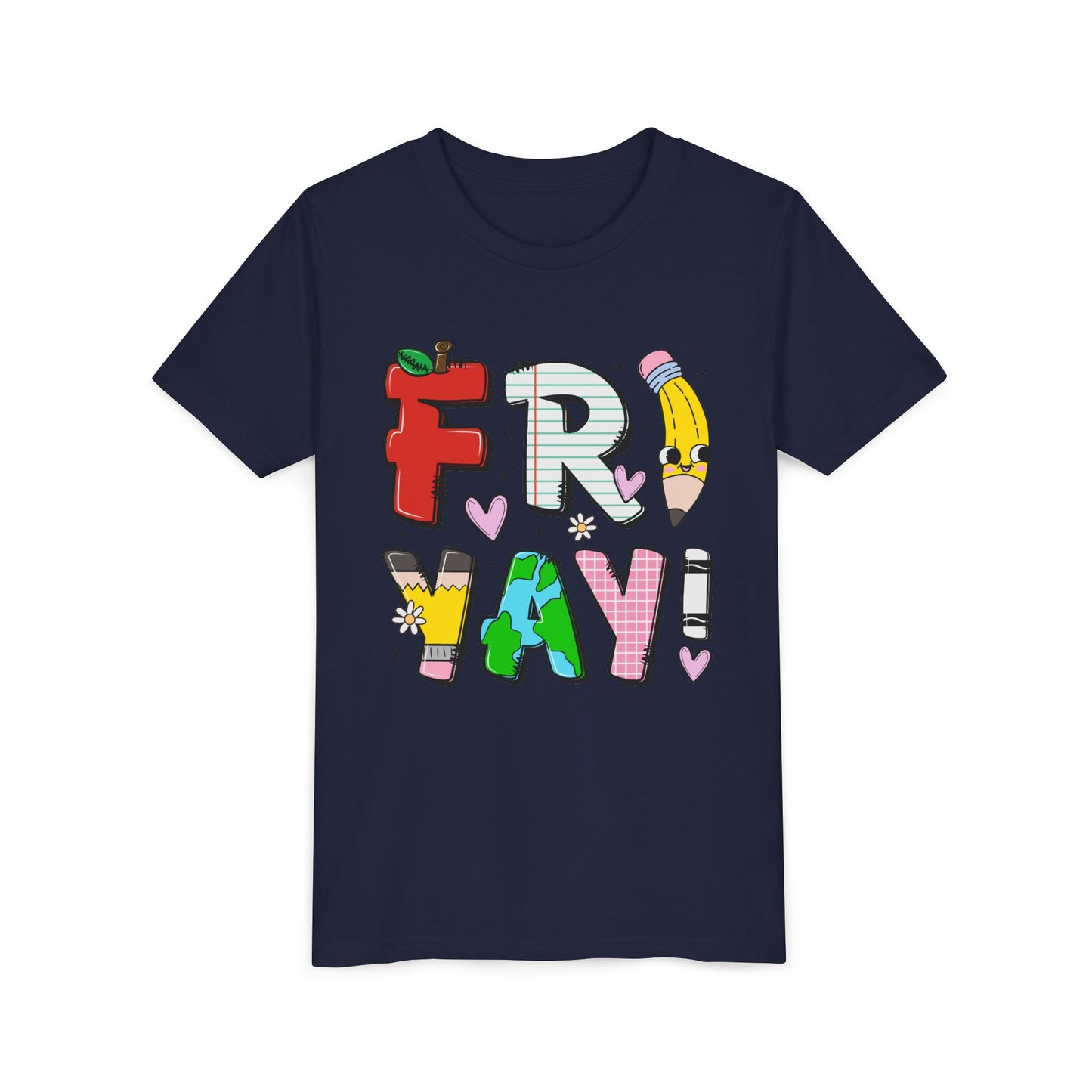 Fri-yay Friday Vibes Youth T-Shirt