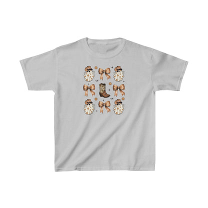 Coquette Cowboy Ghosts Kids T-Shirt