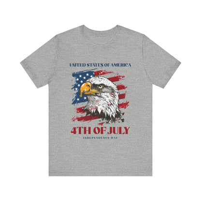 Eagle USA 4th of July Unisex Jersey Short Sleeve Tee