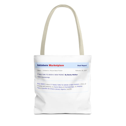 Tote Bag — Publishers Marketplace Announcement Tote